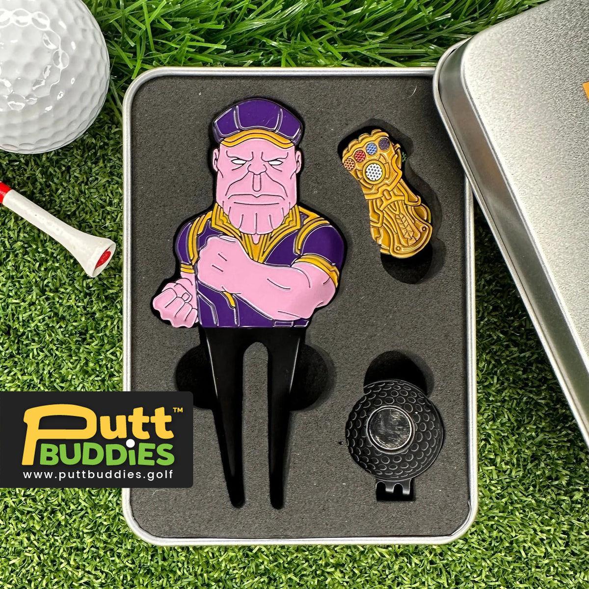 The Mad Titan Golf Divot Tool w/ Infinity Glove Ball Marker