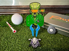 The Master's Chief Golf Divot Tool w/ Legendary Ball Marker